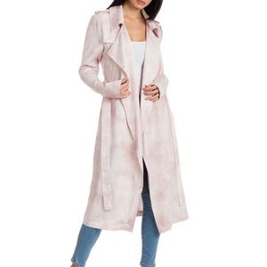 NWT🤍 Badgely Mischka Tie Dye Lyocell Trench